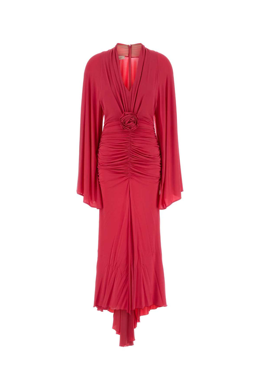 Blumarine Shiny 93% Viscose dress in red