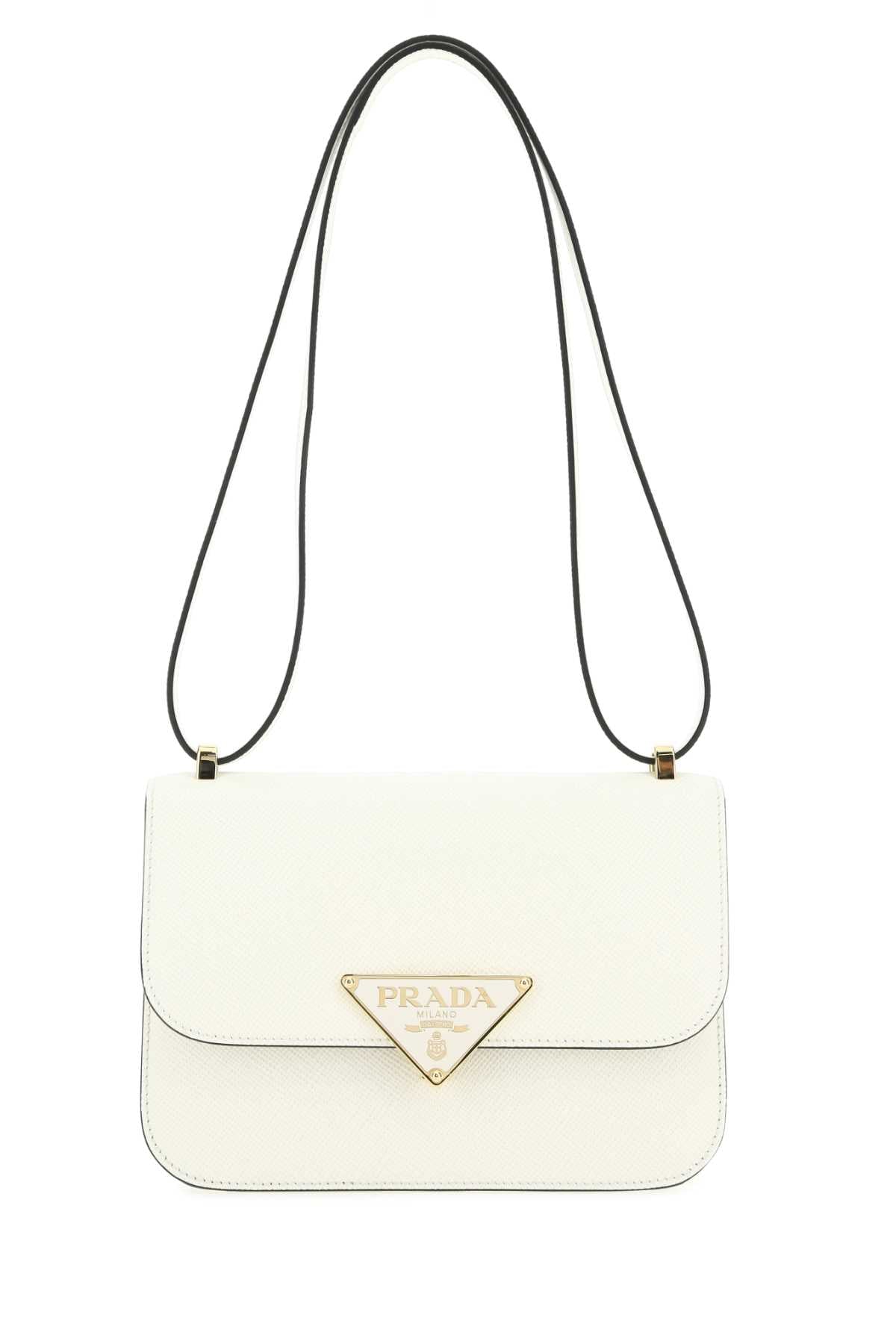 Ivory Leather Shoulder Bag F0009 Borse A Mano