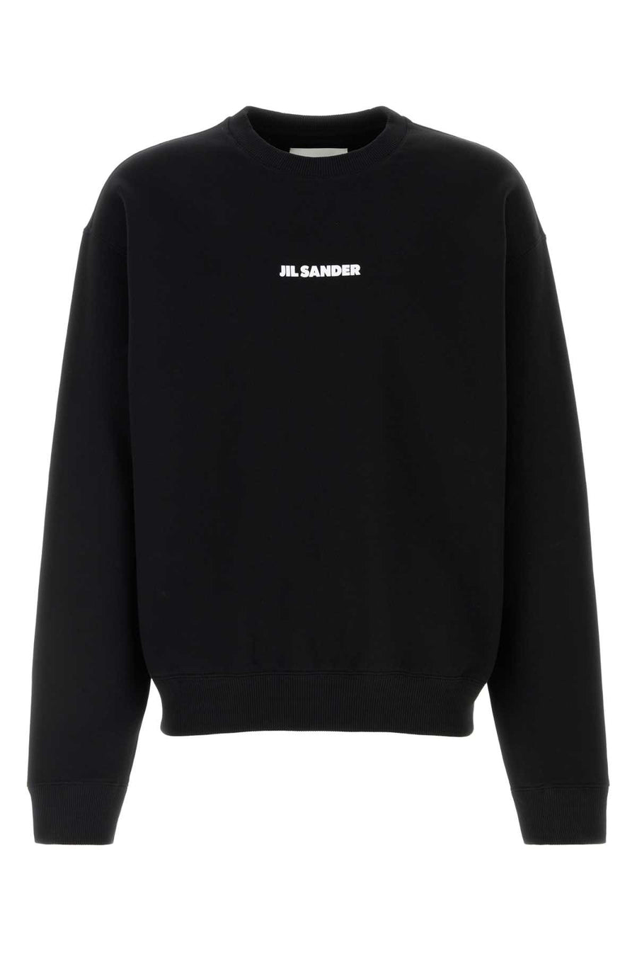 Jil Sander 100% Cotton sweatshirt in black