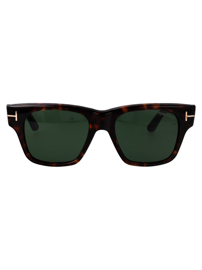 Caine-02 Avana Scura / Verde Acetate Sunglasses