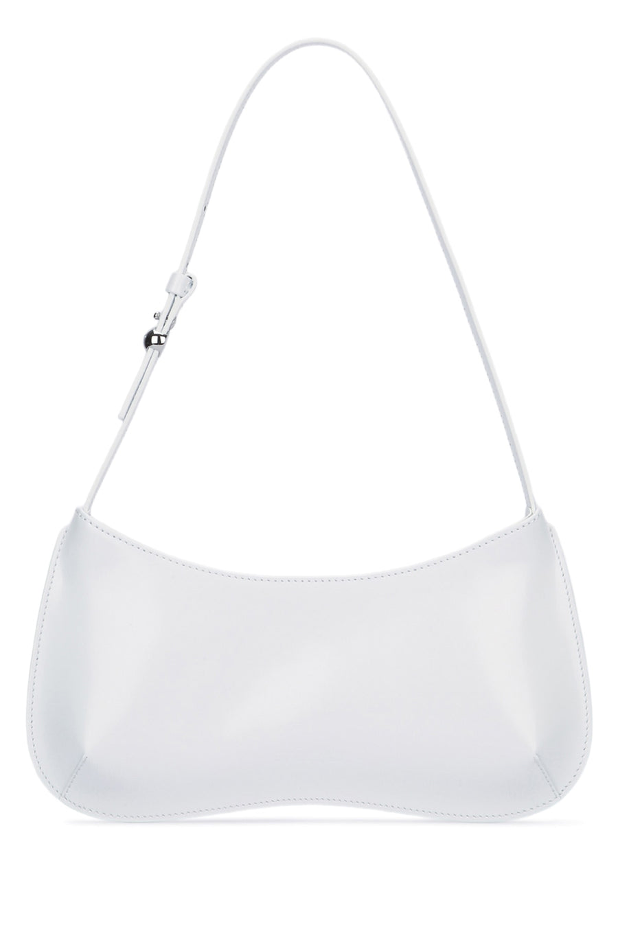 Jacquemus Bisou 100% calf leather (principal) shoulder bag in white