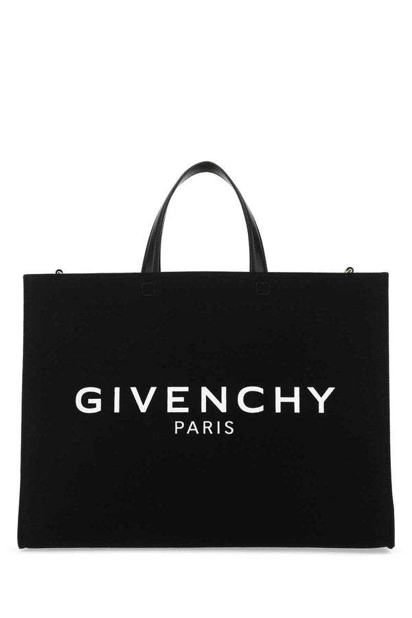 Givenchy 58% Linen tote bag in black