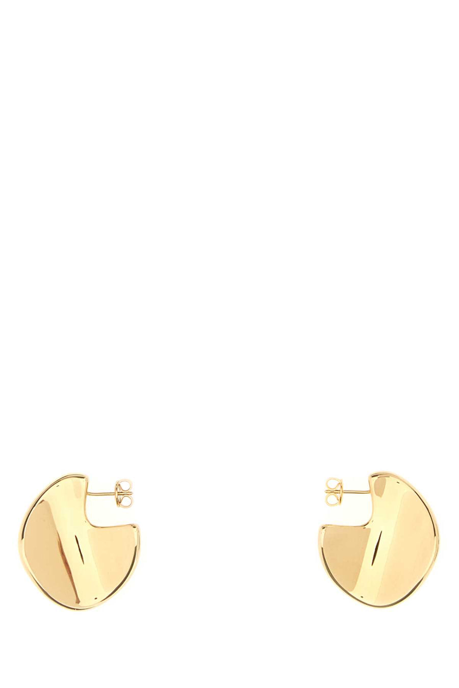 Gold Silver Medium Disc Earrings Orecchini