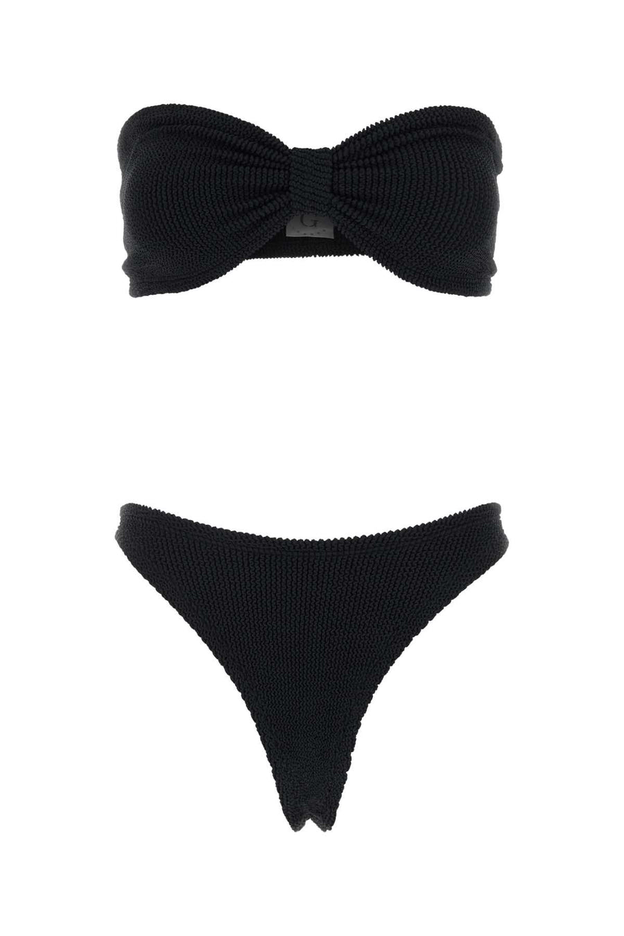 Hunza G Bagno 97% Nylon bikini in black
