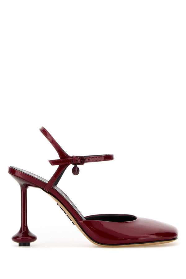 Loewe Darkred Exterior: 100% Lamb heel in red