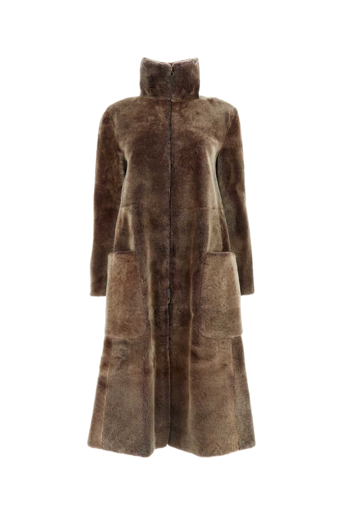 Brown Fur Coat Marrone Pellicce