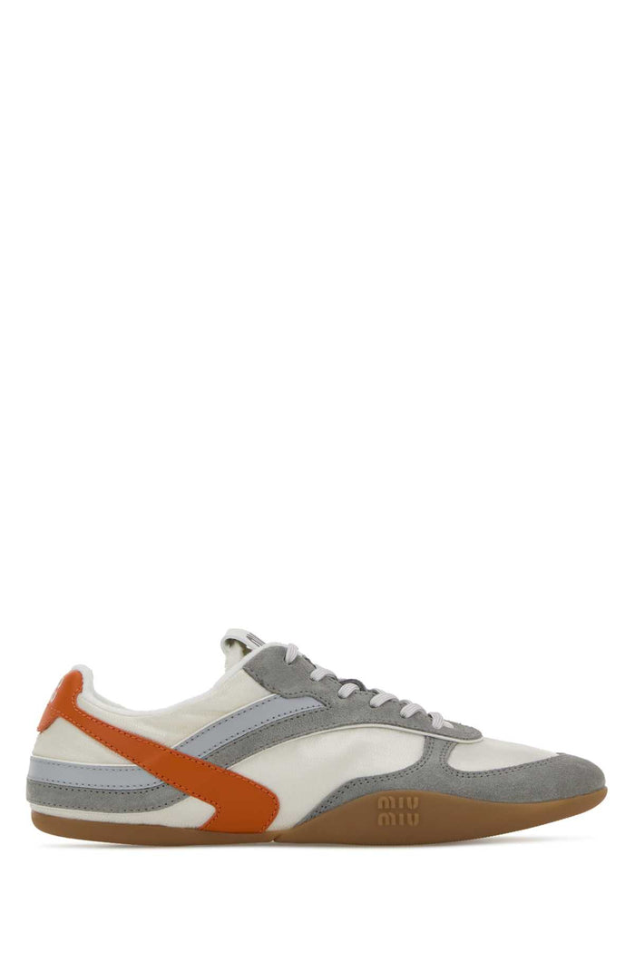 Multicolor Tech Fabric And Suede Gymnasium Sneakers Talcopapaya