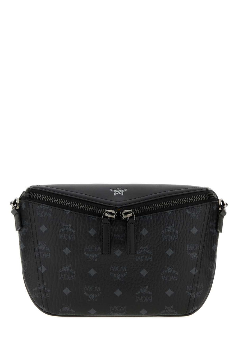 MCM Lthr Exterior: 100% Fabric belt bag in black