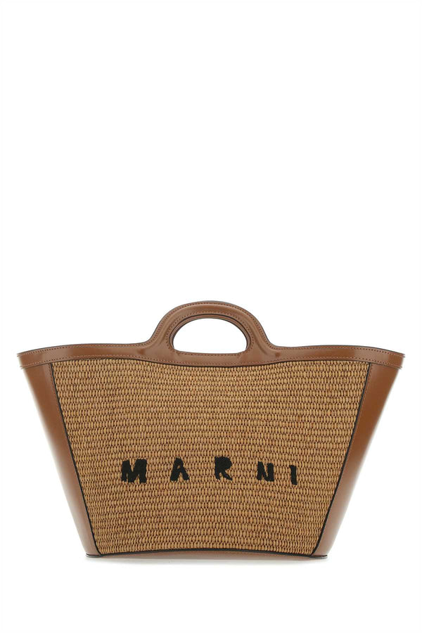 Marni Body: 52% Cotton 48% Polyamide-Nylon handbag in brown