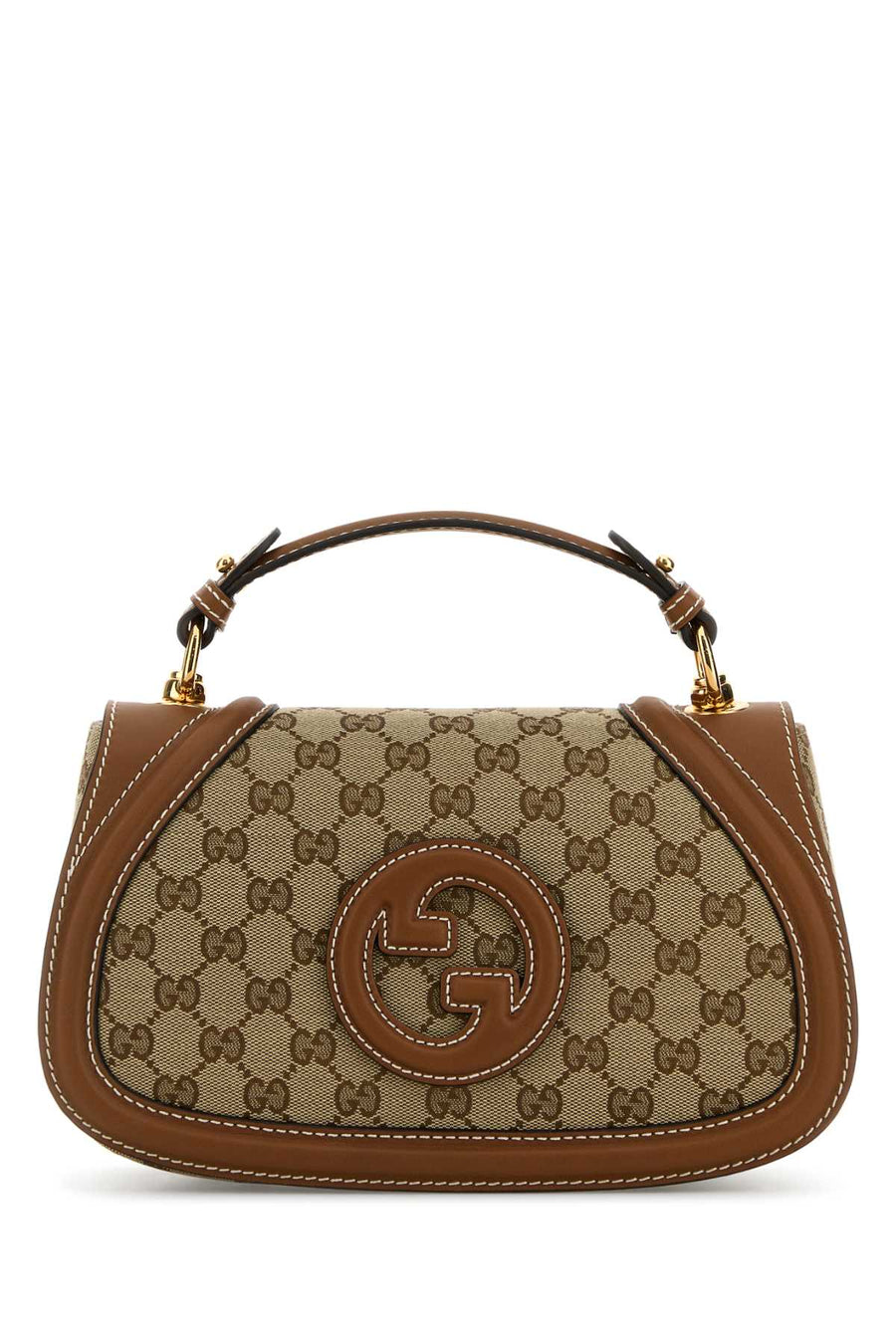Gucci 65% polyester shoulder bag in beige