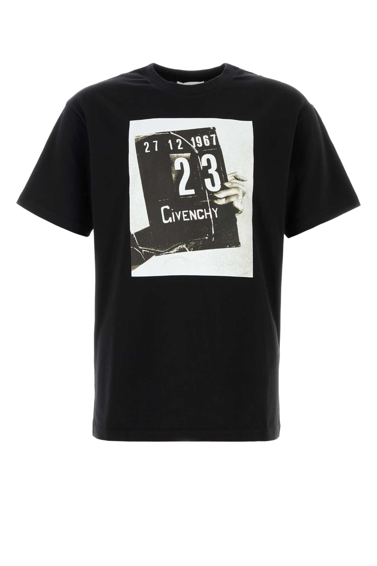 Black Cotton T-Shirt Exterior