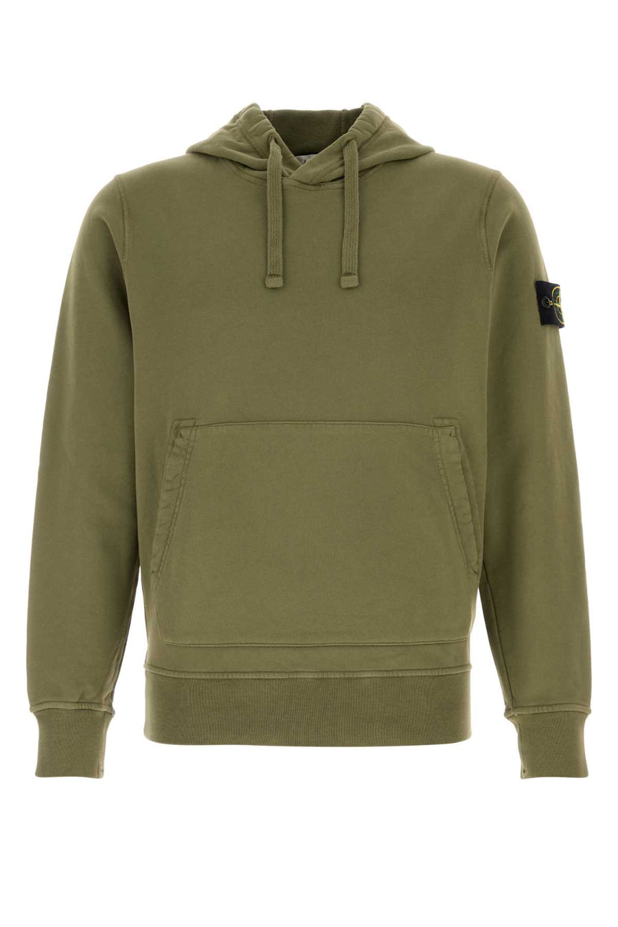 Stone Island Sweater 100% Cotton sweatshirt in green