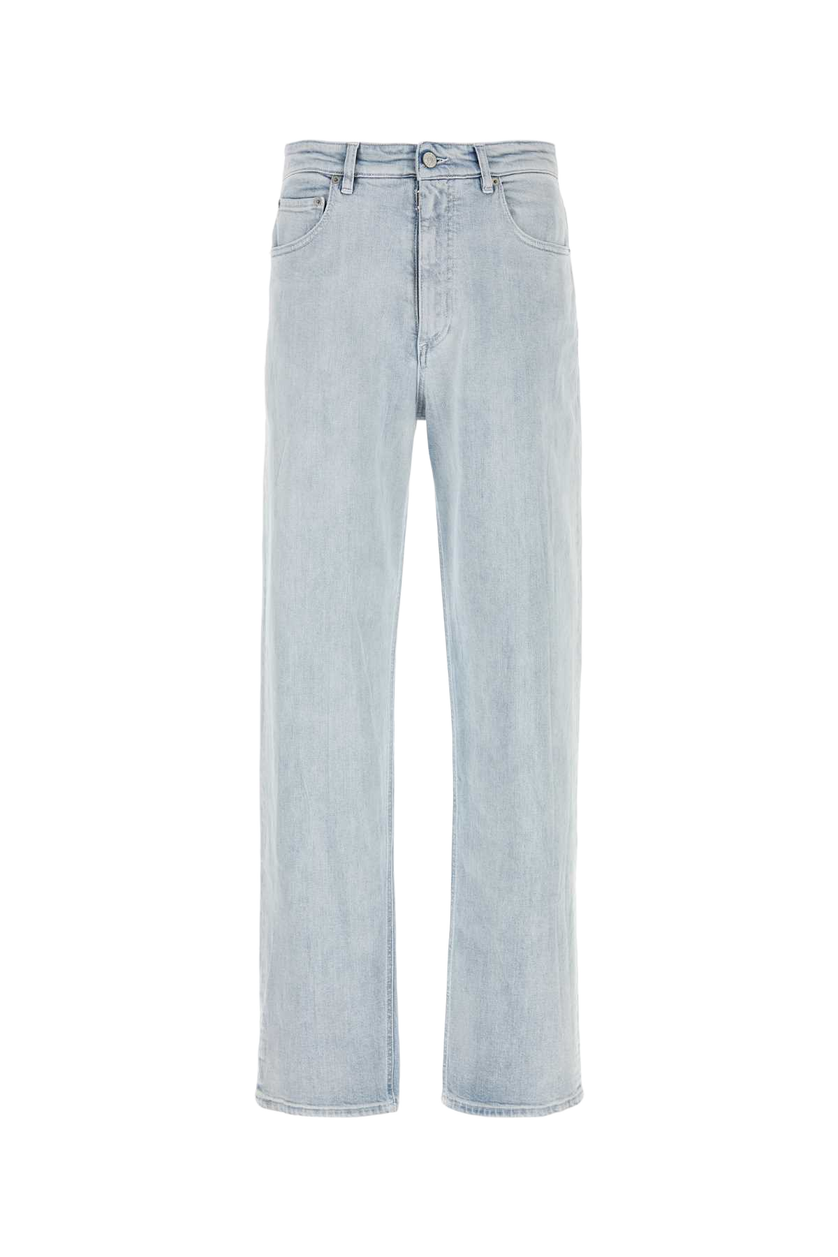 Light-Blue Stretch Denim Jeans Lightblue Cotone Elastan