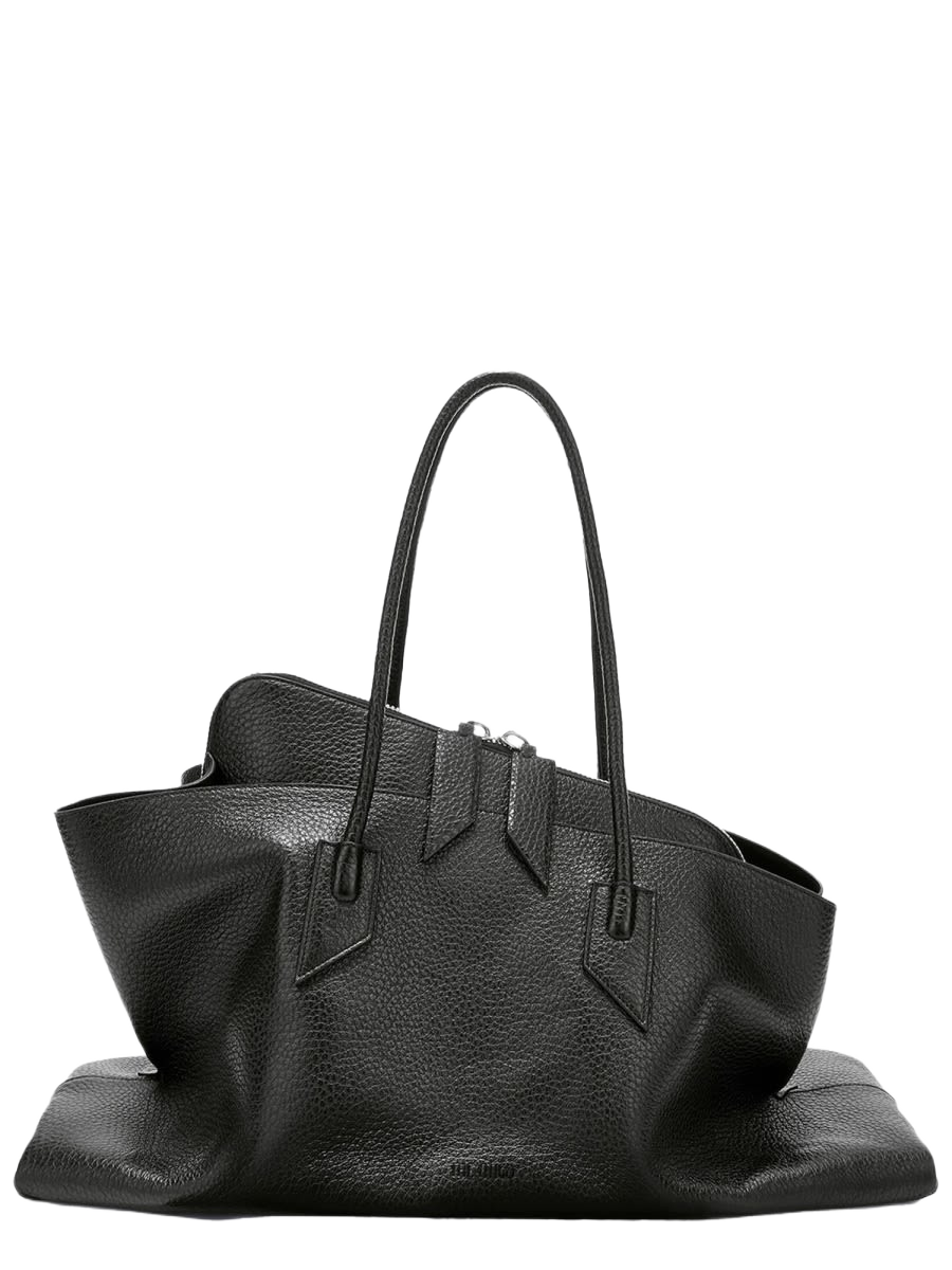 Bag The Walk Large Black Calf Leather Shoulder