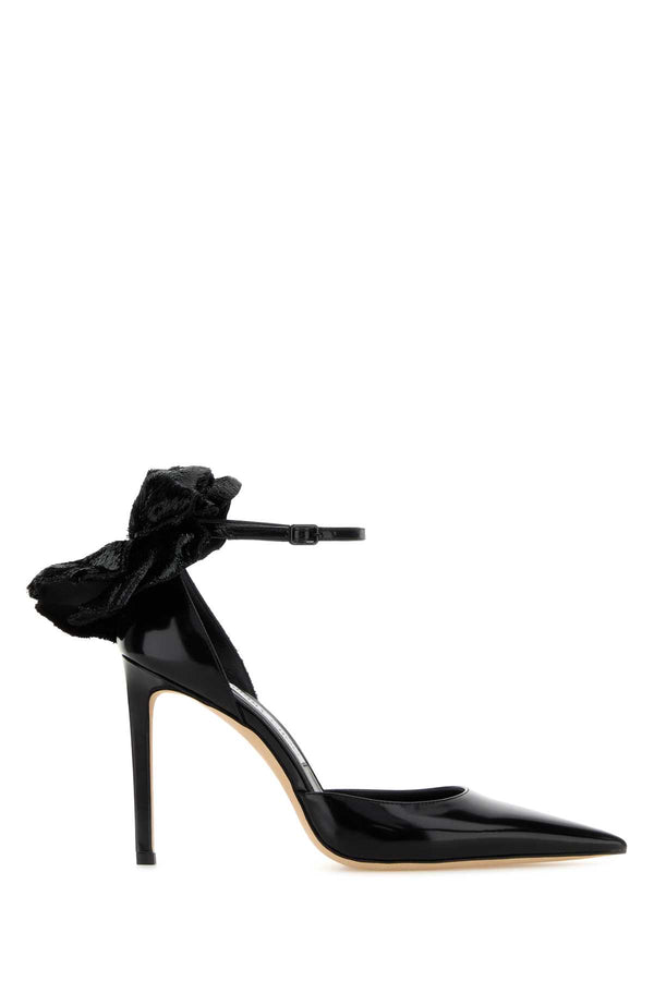 Jimmy Choo 76% Leather heel in black
