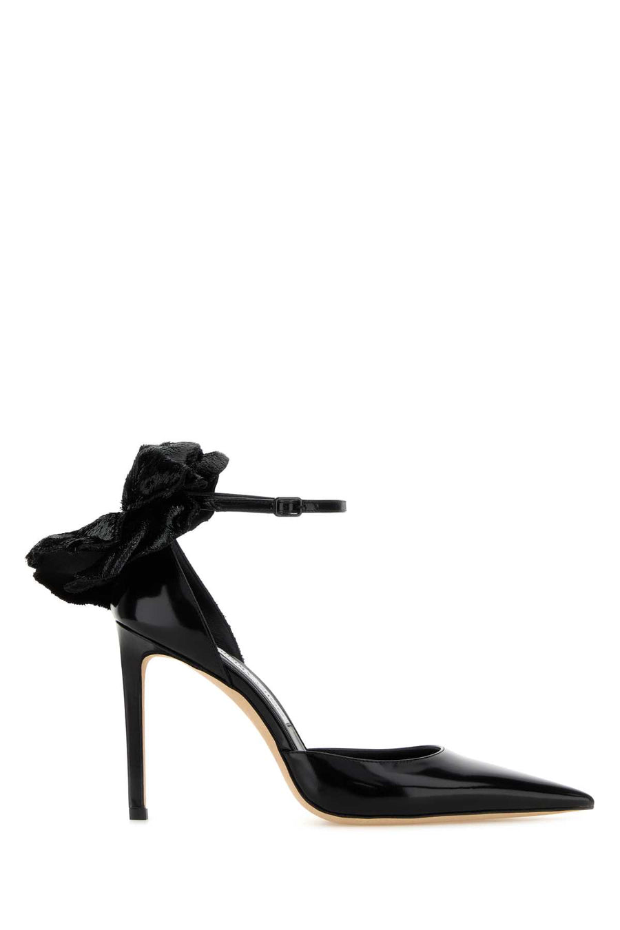 Jimmy Choo 76% Leather heel in black