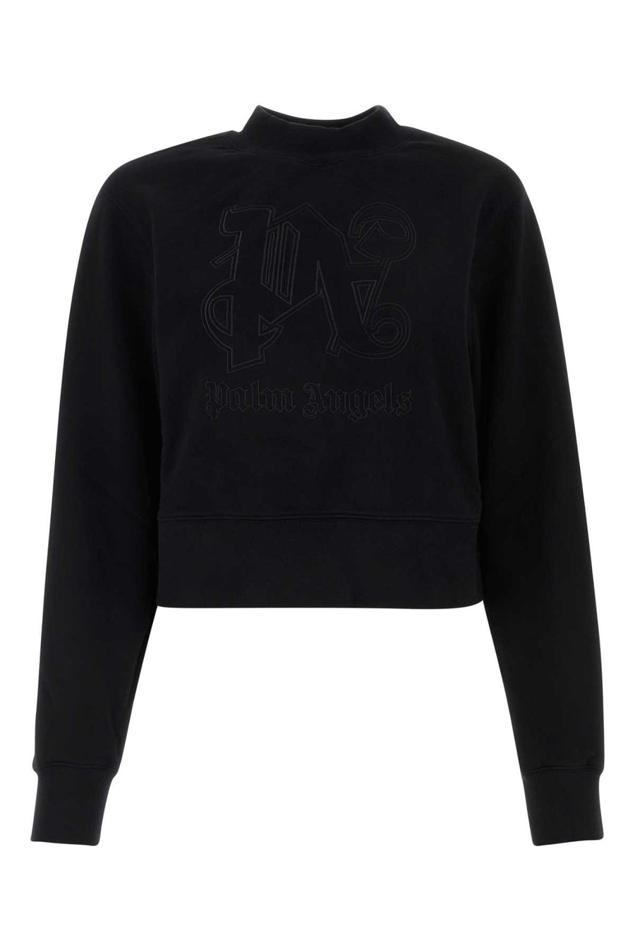Palm Angels 100% Cotton sweatshirt in black