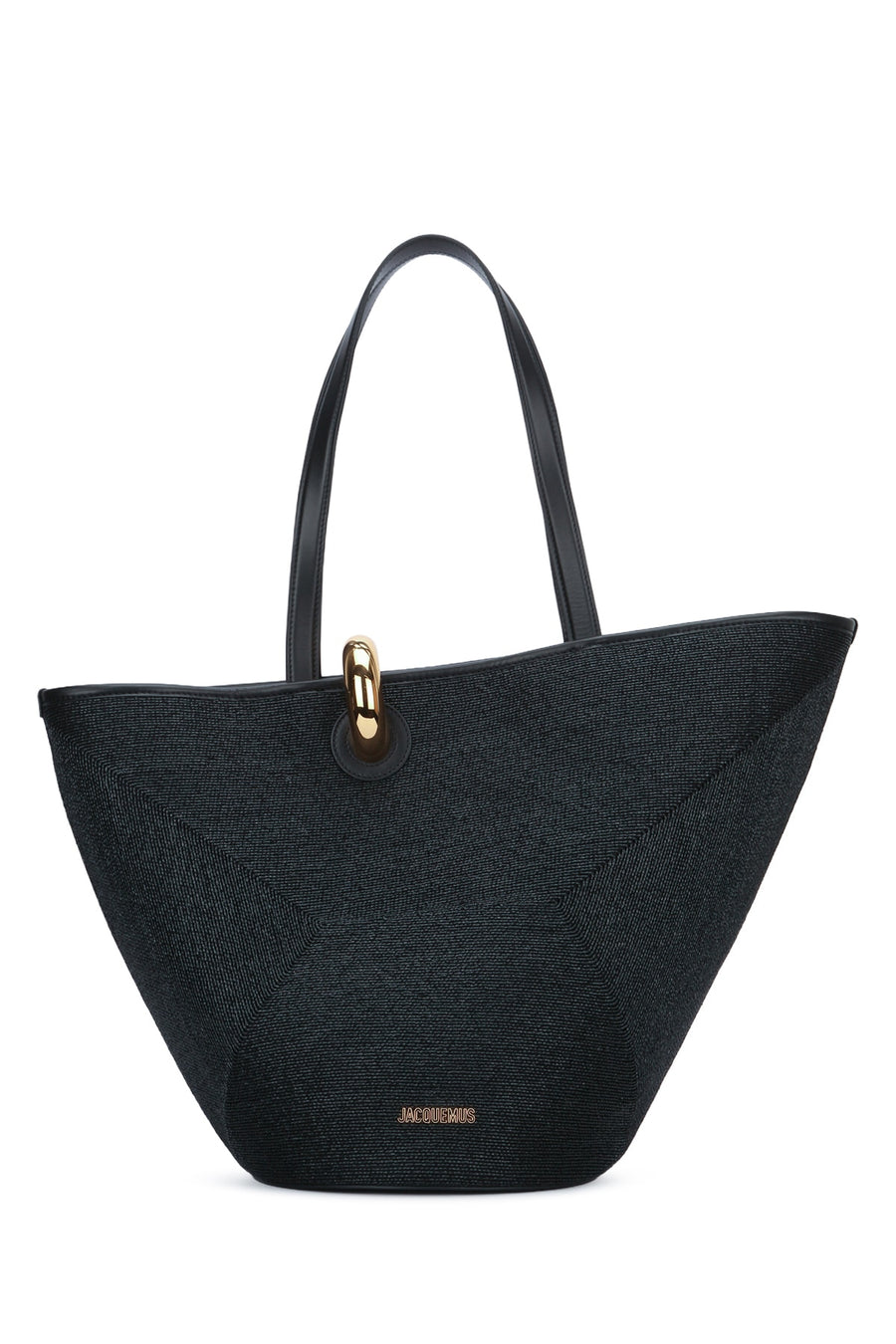 Jacquemus Bambola Lining: 100% cotton; Principal: 50% nylon tote bag in black