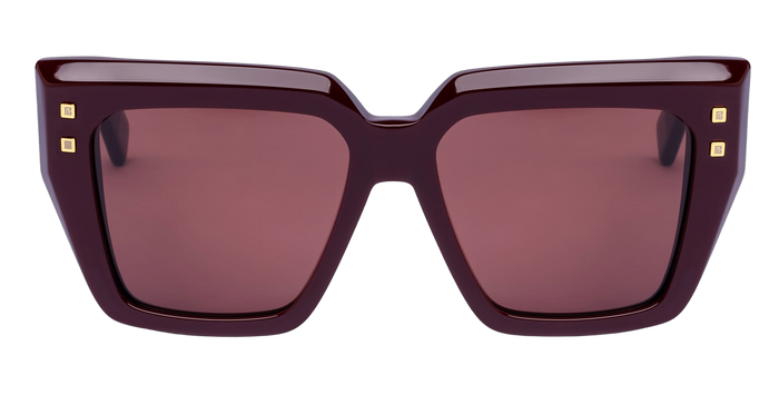 B-Fame - Bordeaux 18k Gold Acetate Sunglasses