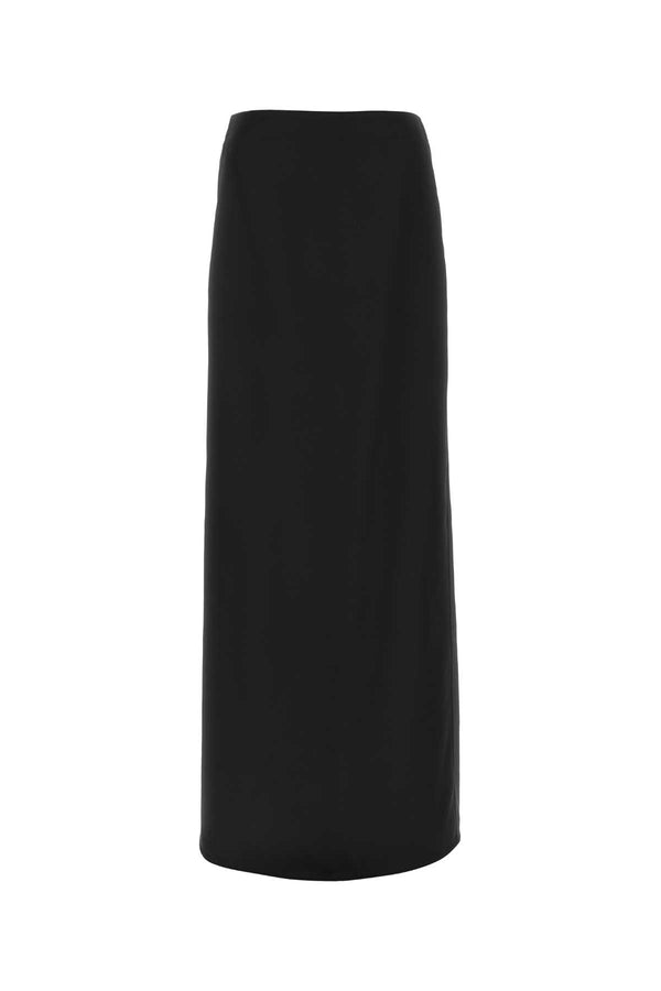 Bottega Veneta 63% Viscose 37% Silk skirt in black