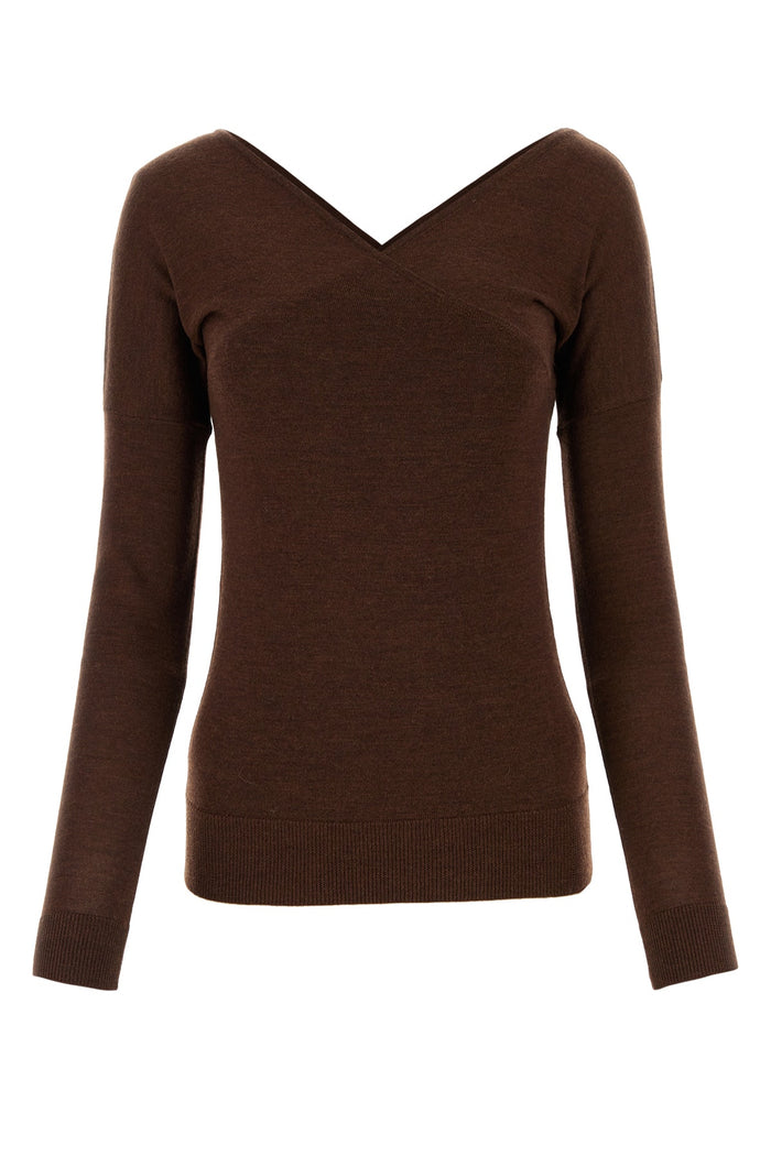 Darkbrown Wool Maglieria