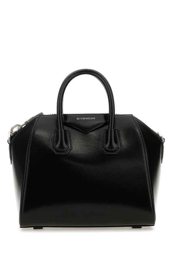 Givenchy 100% calf leather top handle bag in black