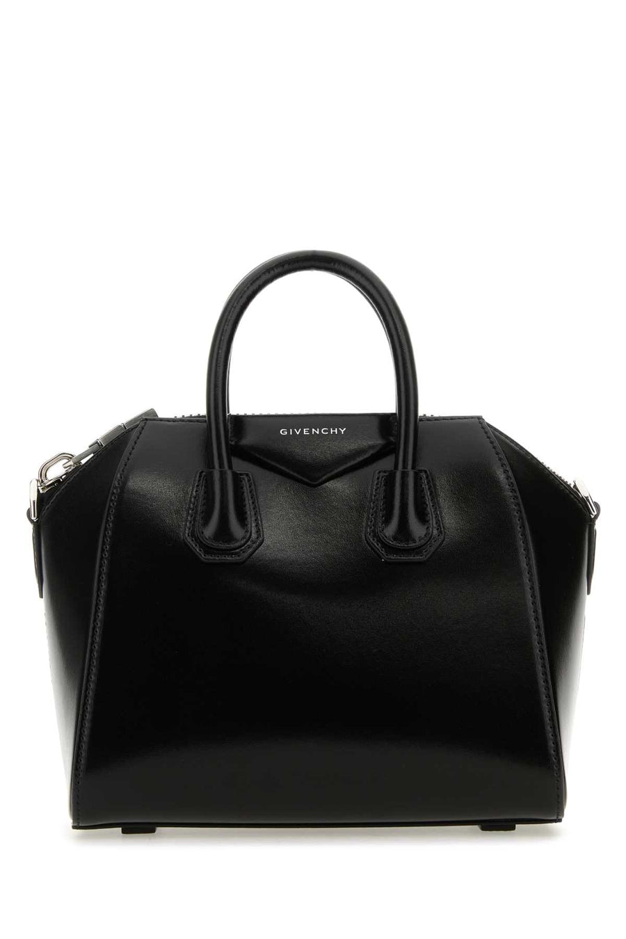 Givenchy 100% calf leather top handle bag in black