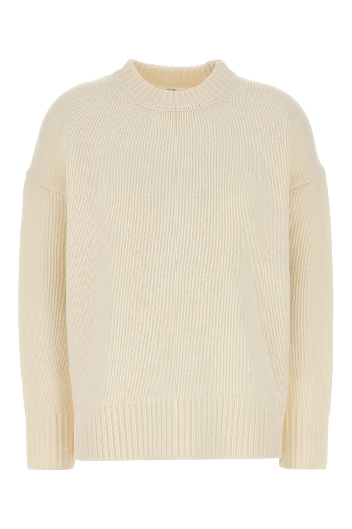 7682wcmessn 110 Ivory Cashmere Maglieria