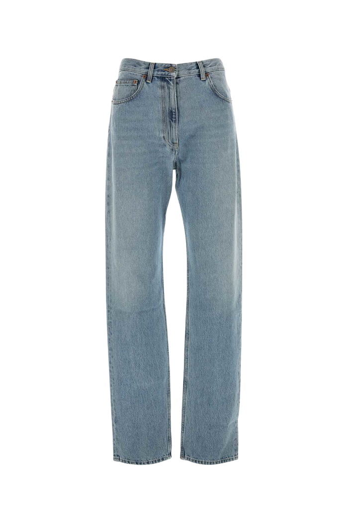 Denim Jeans Denimblulavchiaro Exterior: Cotton