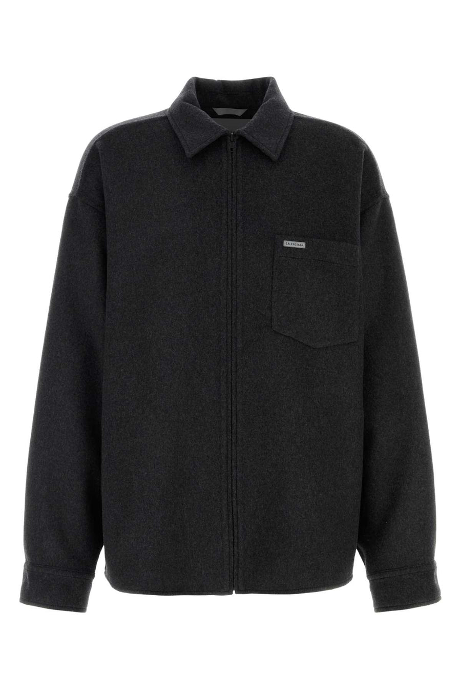 Balenciaga Shirt Wool 97% jacket in gray