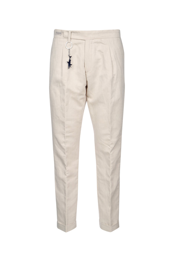 Paul & Shark Cotton trousers in beige