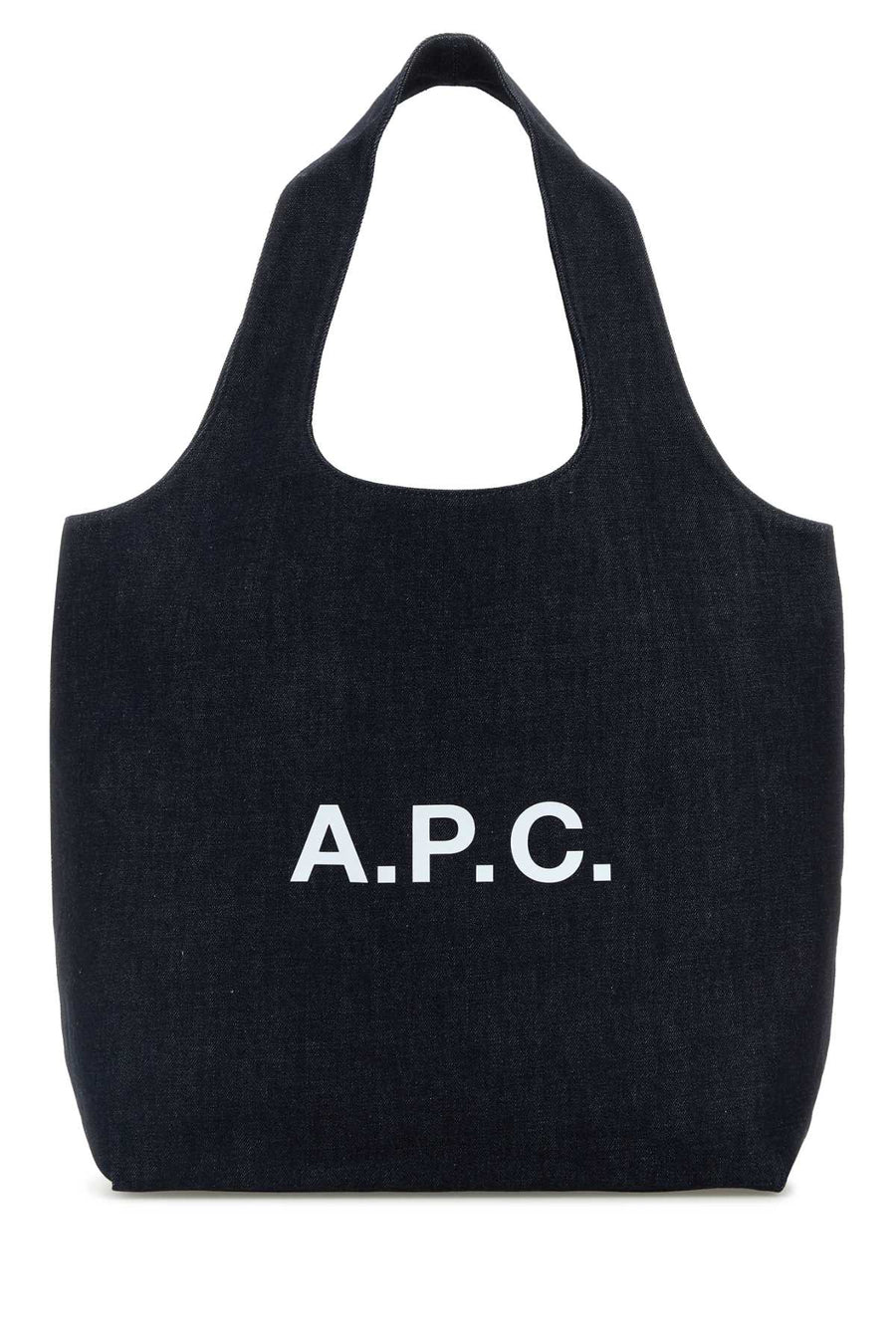 A.P.C. Ninon 100% Cotton tote bag in indigo