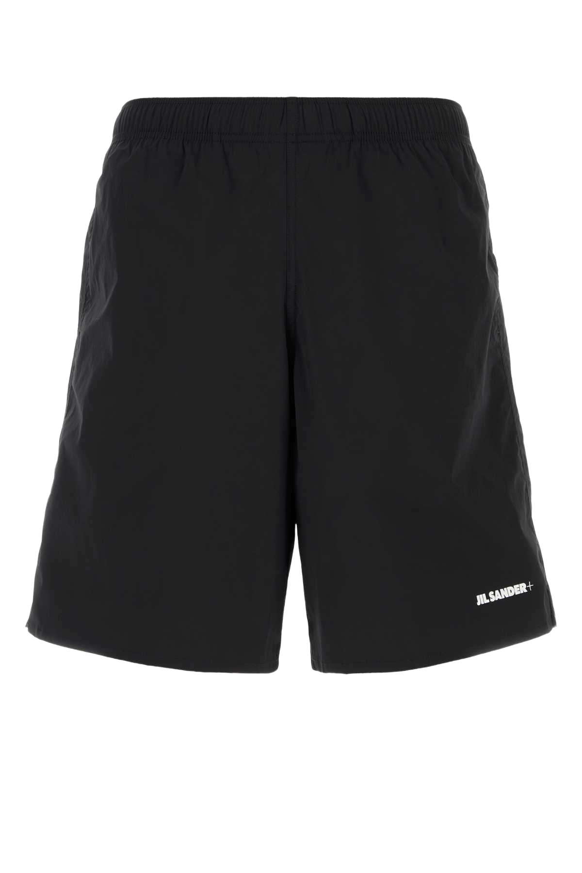 Black Stretch Nylon Swimming Shorts Poliammide Elastan Costumi Da Bagno