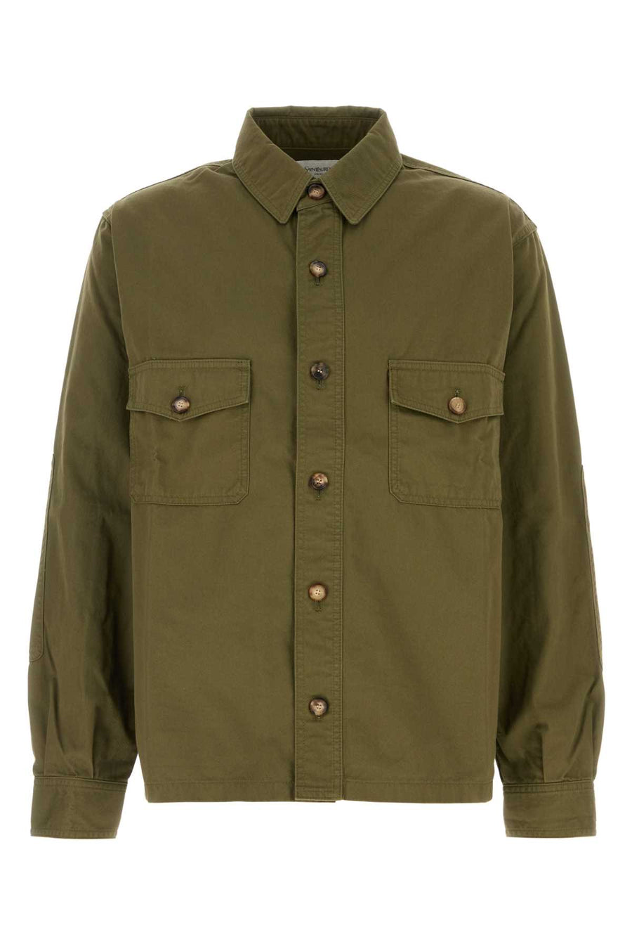 Saint Laurent Overshirt 100% Cotton overshirt in green