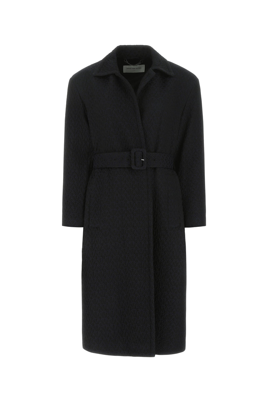 Dries Van Noten Wool coat in black