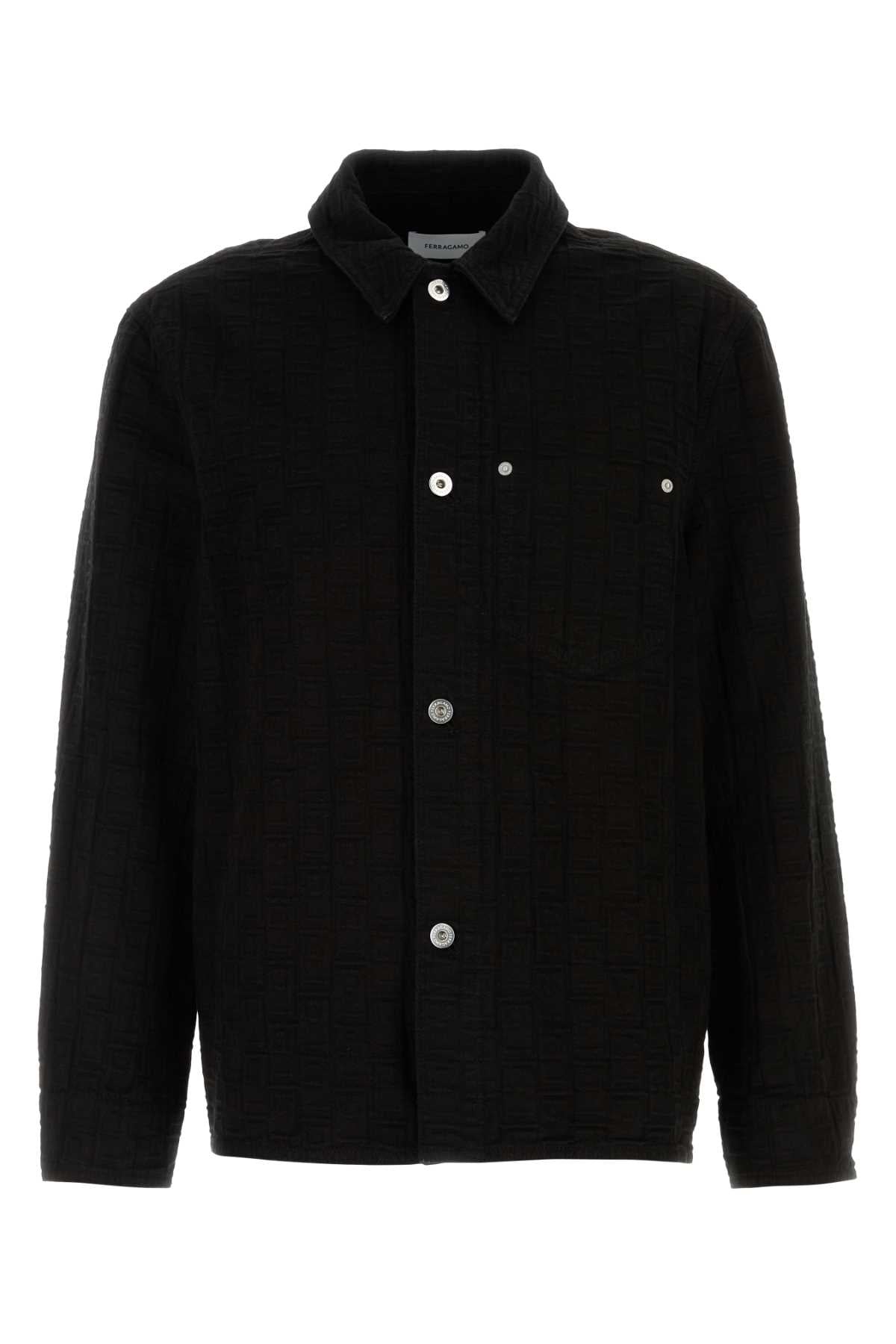 Black Denim Shirt Nero Exterior: Cotton Camicie
