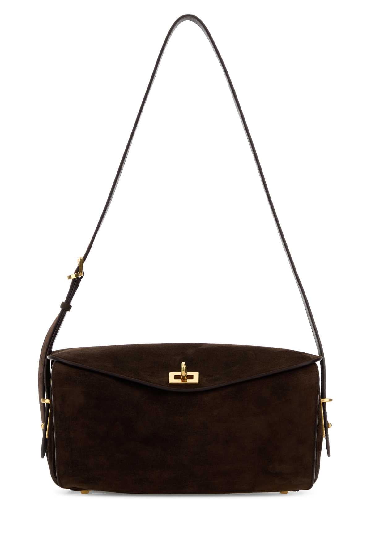 Dark Brown Suede Medium Le 7 Crossbody Bag Mokaruby T Domesticated Calf Borse A Mano