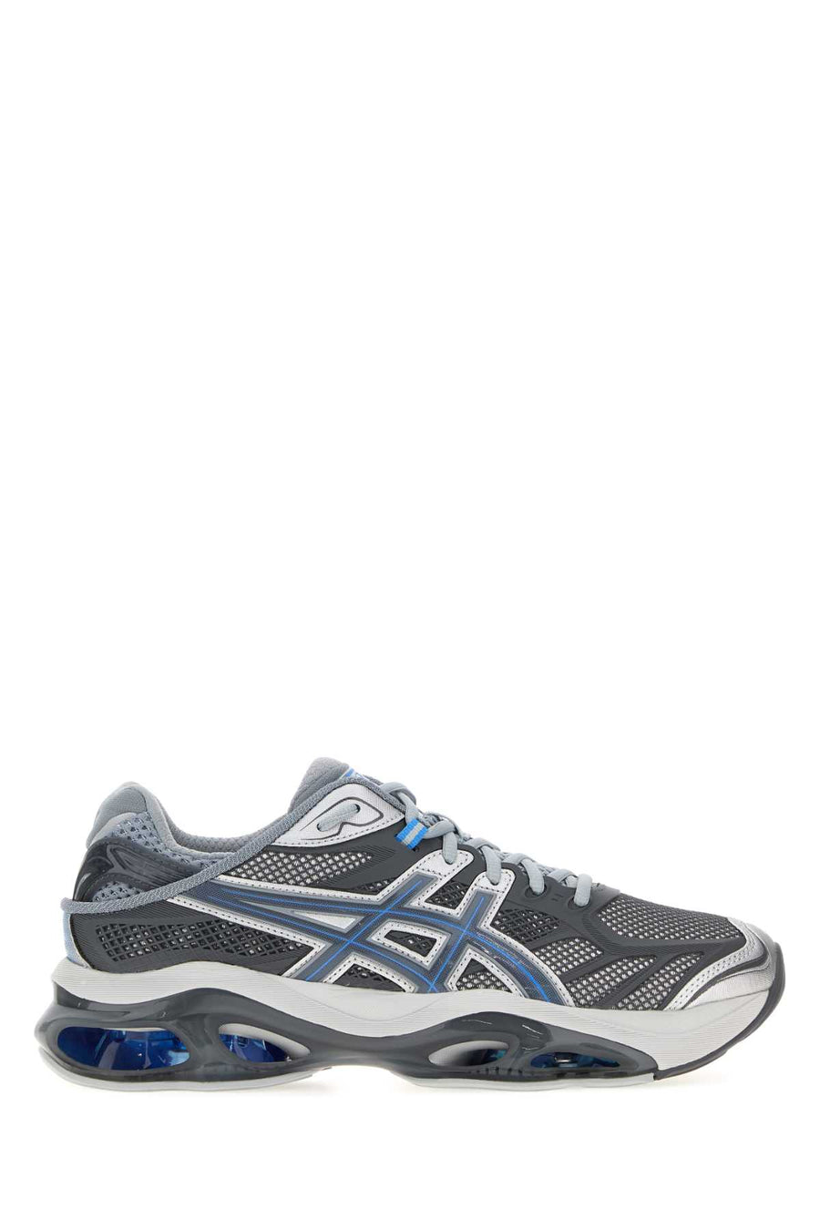 Asics Exterior: Mesh and Synthetic Fabric; Interior: Fabric; Sole: Rubber and GEL™ sneaker in gray