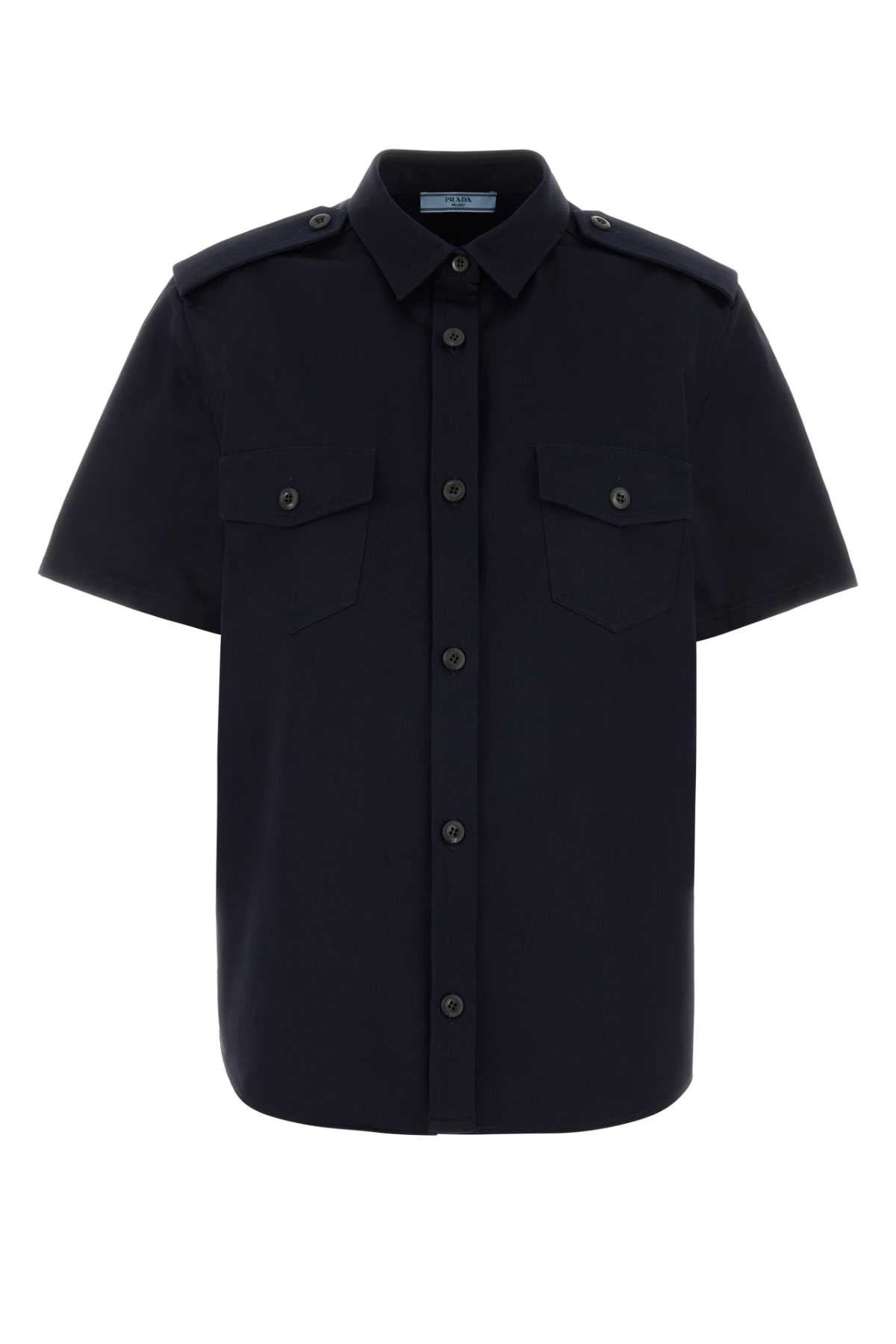 Navy Exterior: Cotton Camicie