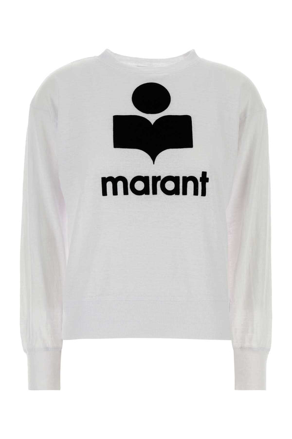 Isabel Marant Etoile 100% linen t-shirt in white