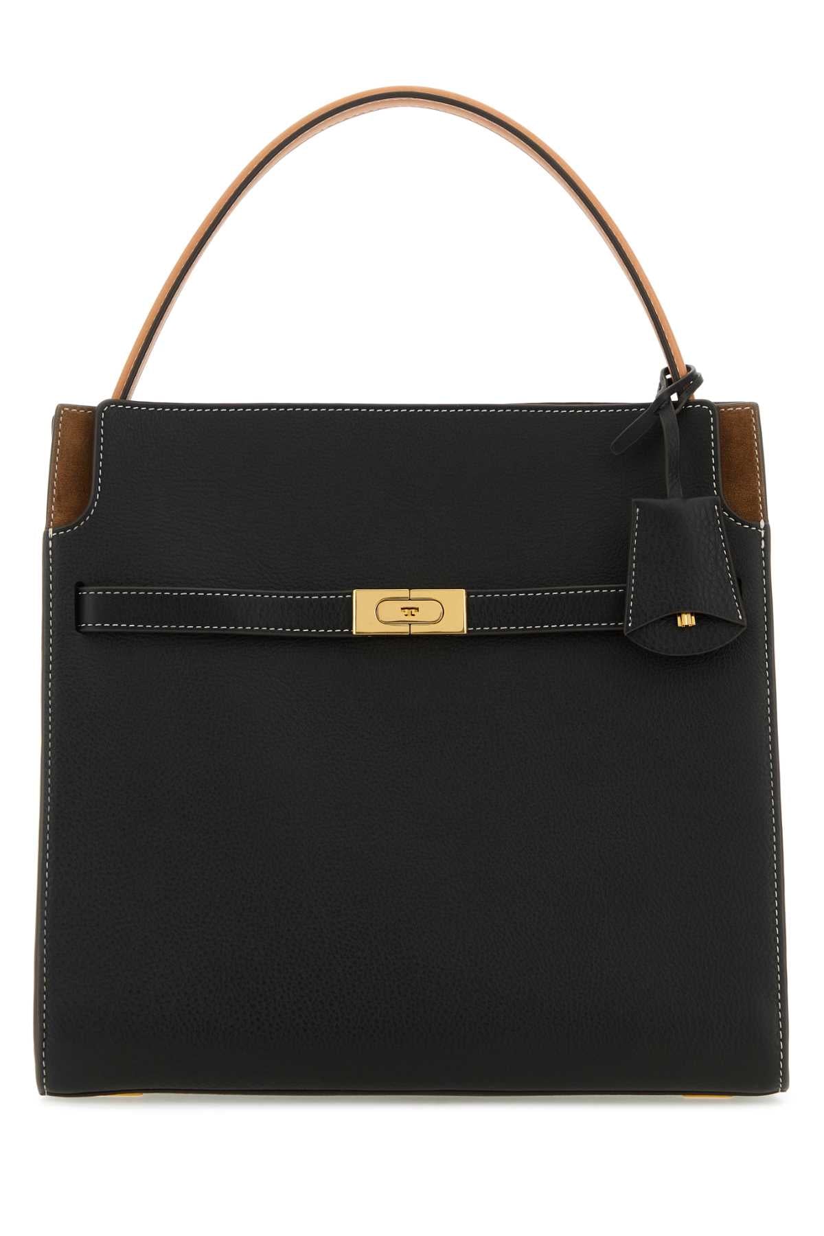 Two-Tone Leather Double Lee Radziwill Handbag 001 Borse A Tracolla