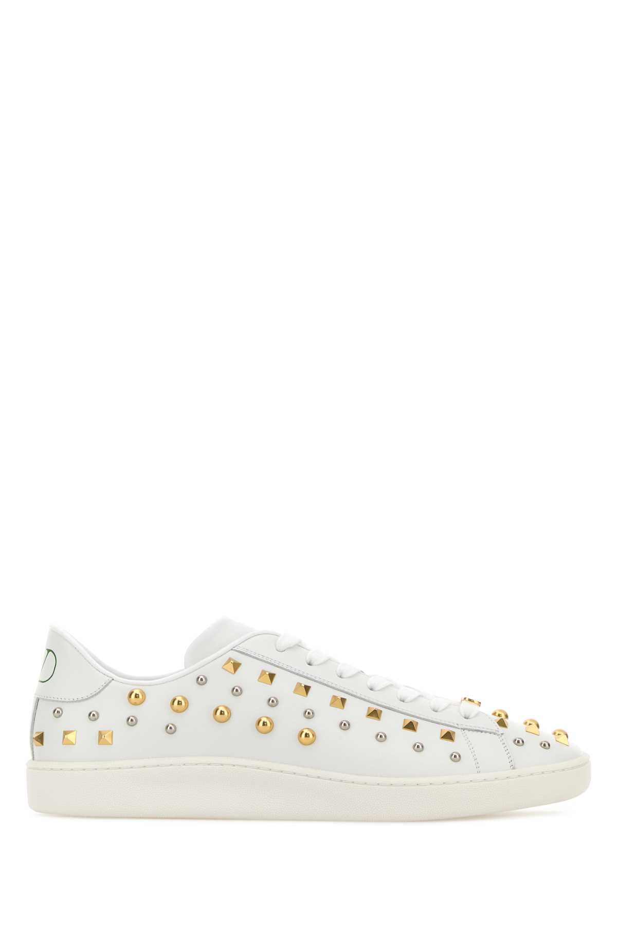 Biancoantbrassantsilvergreenbbia Calf Leather - Bos Taurus Sneaker