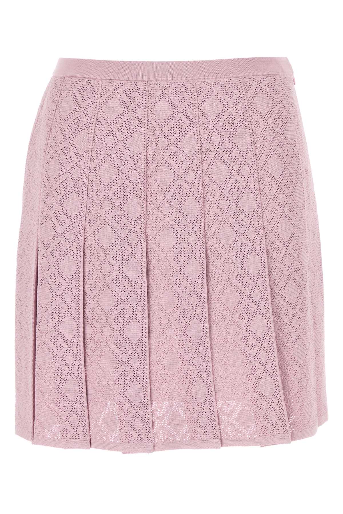 Pink Viscose Blend Skirt Parma Gonne
