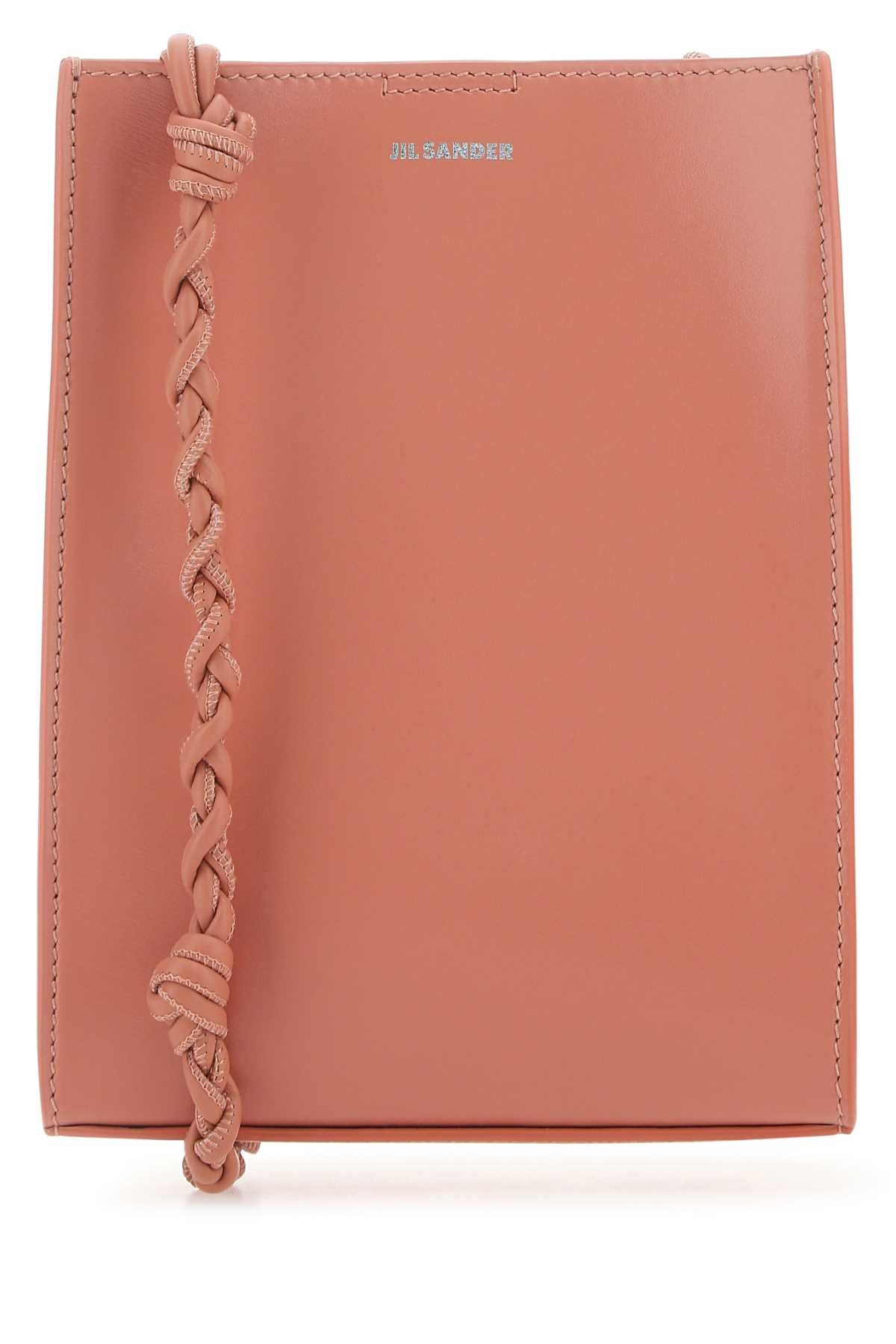 Pink Leather Small Tangle Shoulder Bag 657 Exterior: Calf Borse A Tracolla