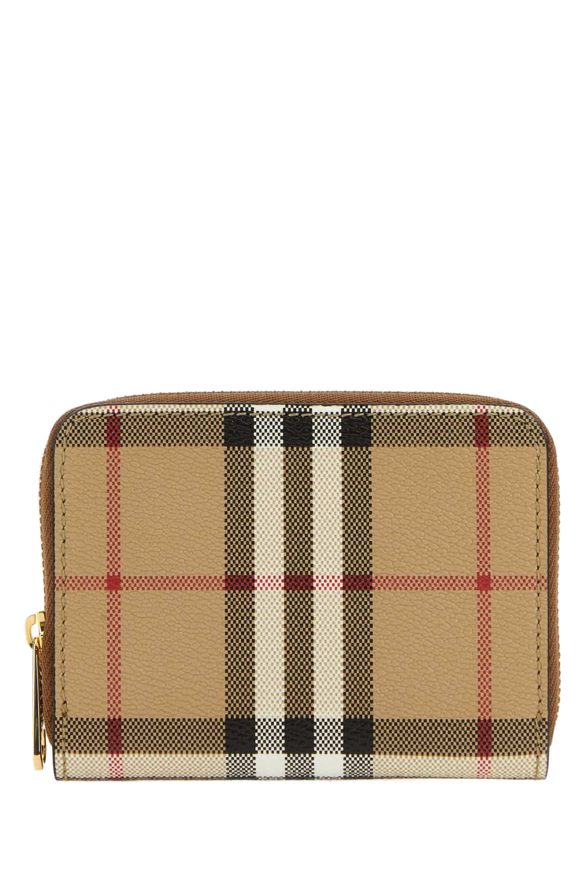 Printed E-Canvas Wallet Vintchckbrirbrown Portafogli