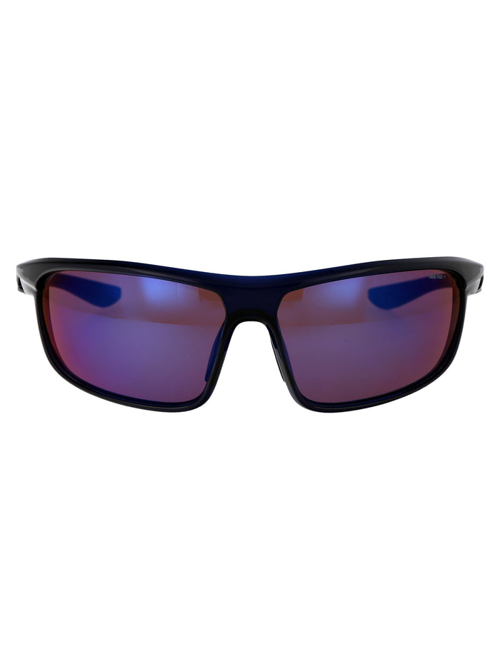 Windtrack Run E 410 Road W/ Blue Mirror Midnight Navy Acetate Sunglasses