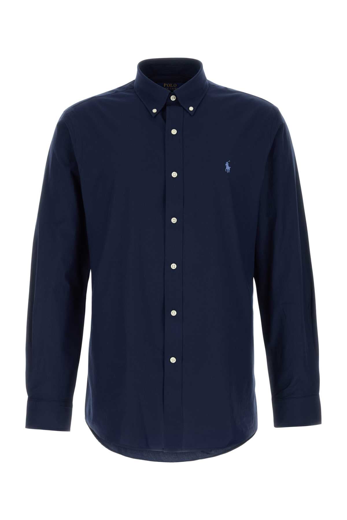 Newportnavy Exterior: Cotton Elastane Camicie