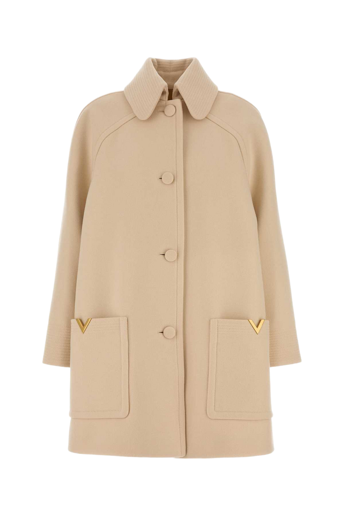 Cream Wool Coat Betulla Cappotti