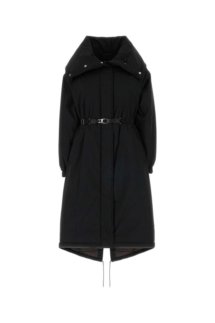 Black Polyester Eneida Down Jacket Nero Piumini