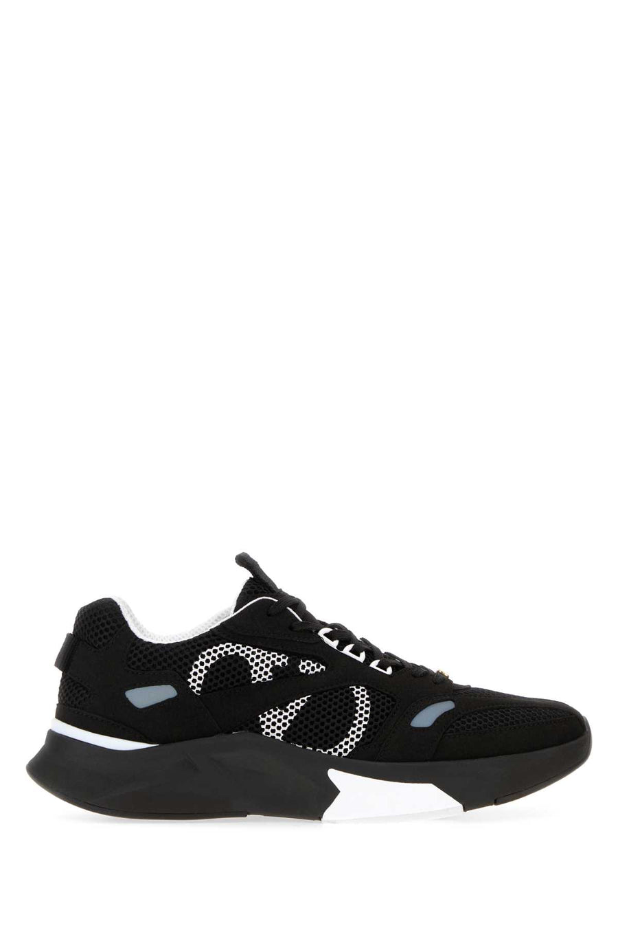 Valentino Garavani Exterior: 100% Fabric 100% Suede; Interior: 100% Fabric; Sole: Rubber sneaker in black